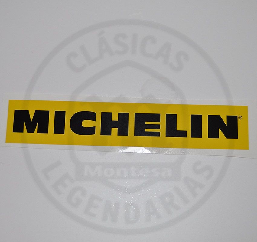 Anagrama adhesivo amarillo Michelin Ref. AML-01083