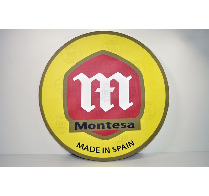 Cuadro decorativo pared emblema Montesa. Ref. CU10001