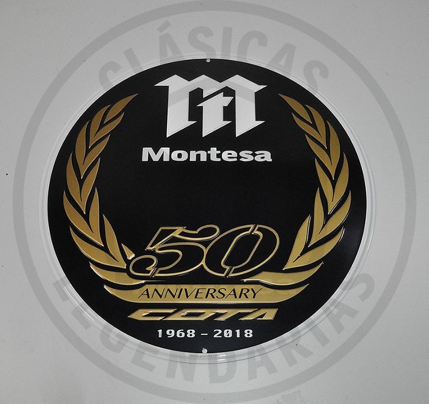 Placa Conmemorativa 50 aniversario Montesa Cota ref.11082