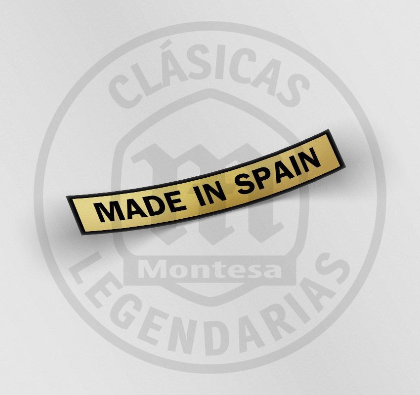 Montesa tank adhesive logo Made In Spain Ref.1159