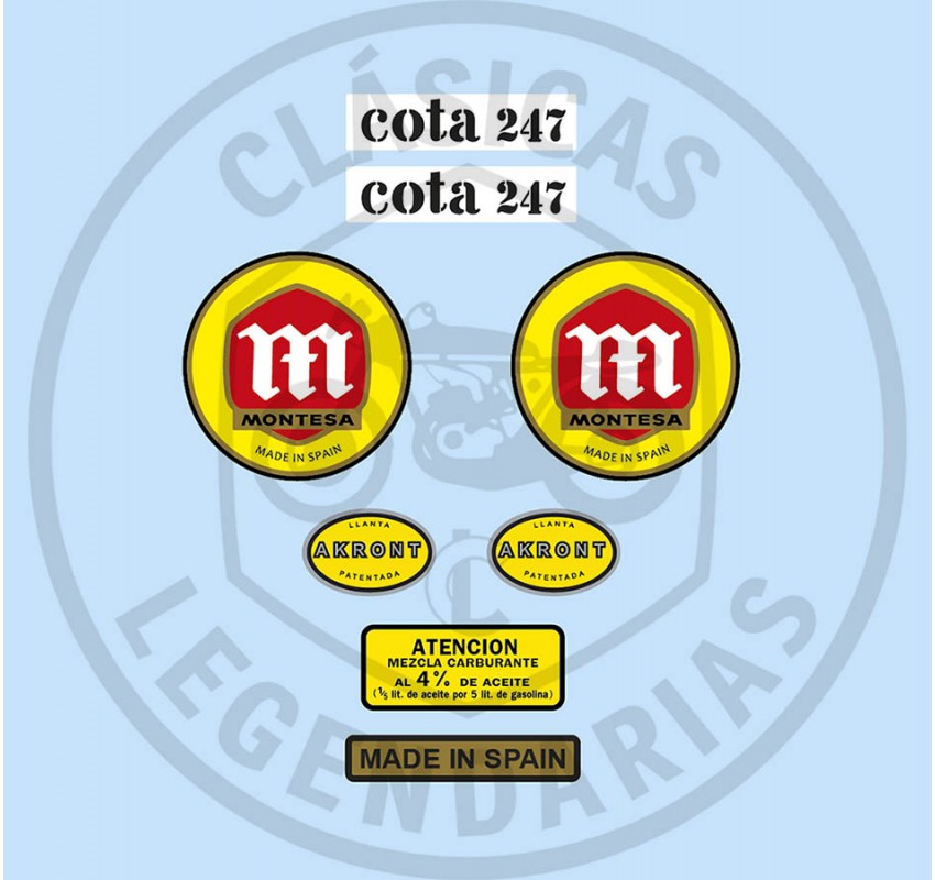 Stickers kit Montesa Cota 247 MK1
