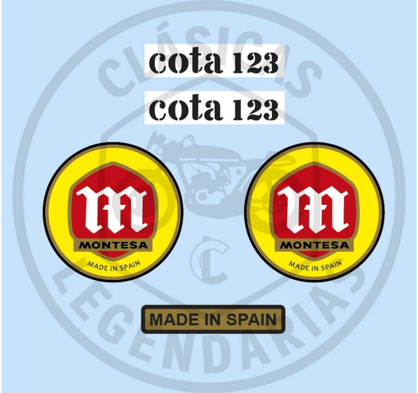 Marco decorativo 60x90 logo clasico Montesa ref.CU01150