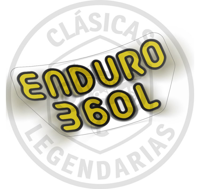 Anagrama adhesiu Placa Lateral Montesa Enduro 360 L