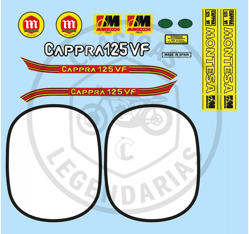 Kit Anagrames Montesa Cappra 125 VF