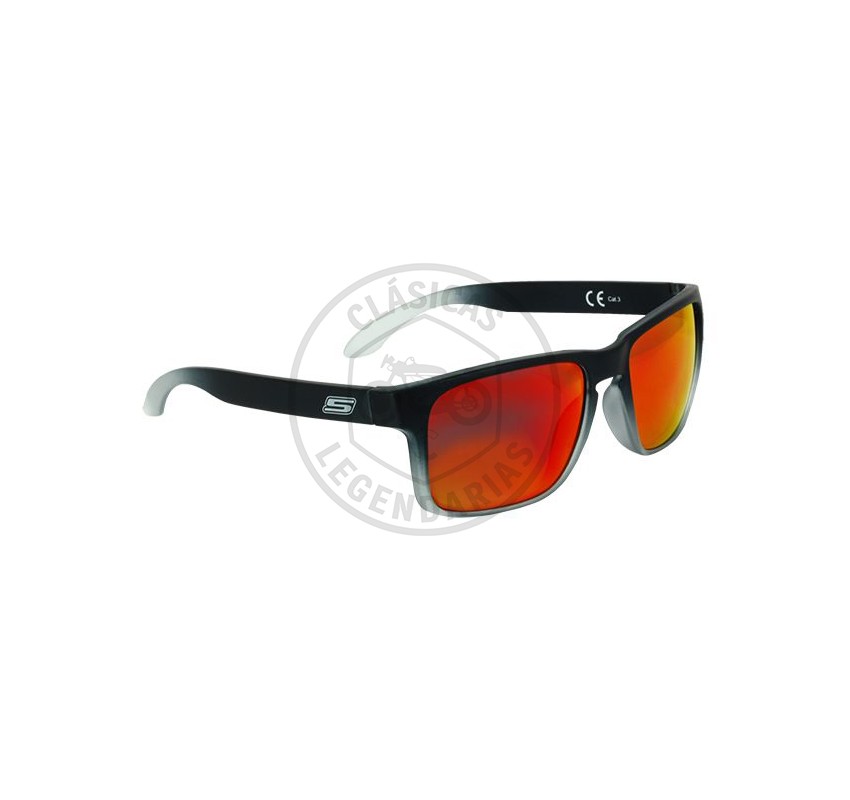 sun23 sunglasses black frame / orange lenses category, CAT.3