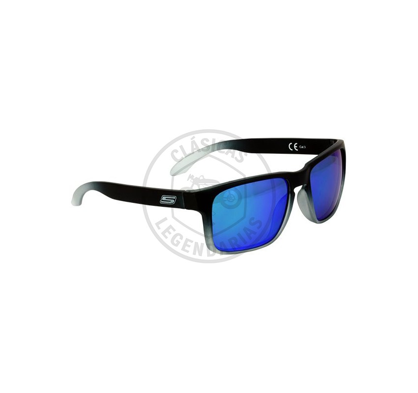 sun23 sunglasses black frame / Blue Lenses category, CAT.3