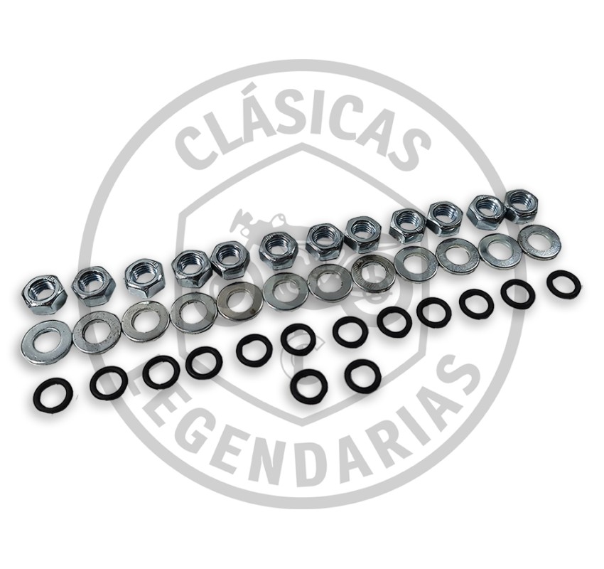 Nuts Kit M7 fixing central carter Montesa Ref.0920701