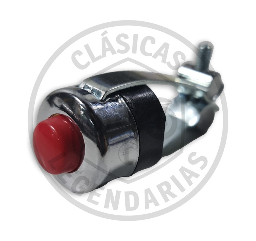 Classic universal motorcycle stop button Chrome ref.PE030013012