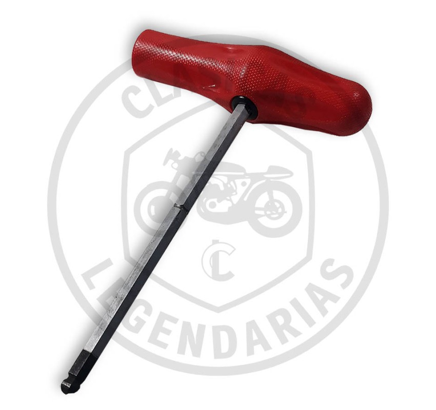7 mm allen key and handle for Cota and enduro cylinder nuts ref.45413