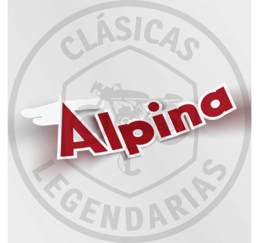 Bultaco Alpina Latex adhesive logo ref.BU212010101