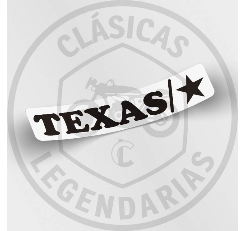 Montesa Texas Adhesive Anagram sticker Ref.1244