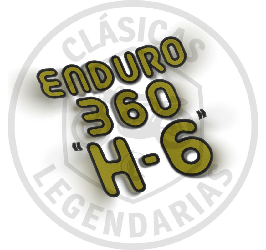 Montesa Enduro 360 H6 deposit adhesive anagram ref.67204540411