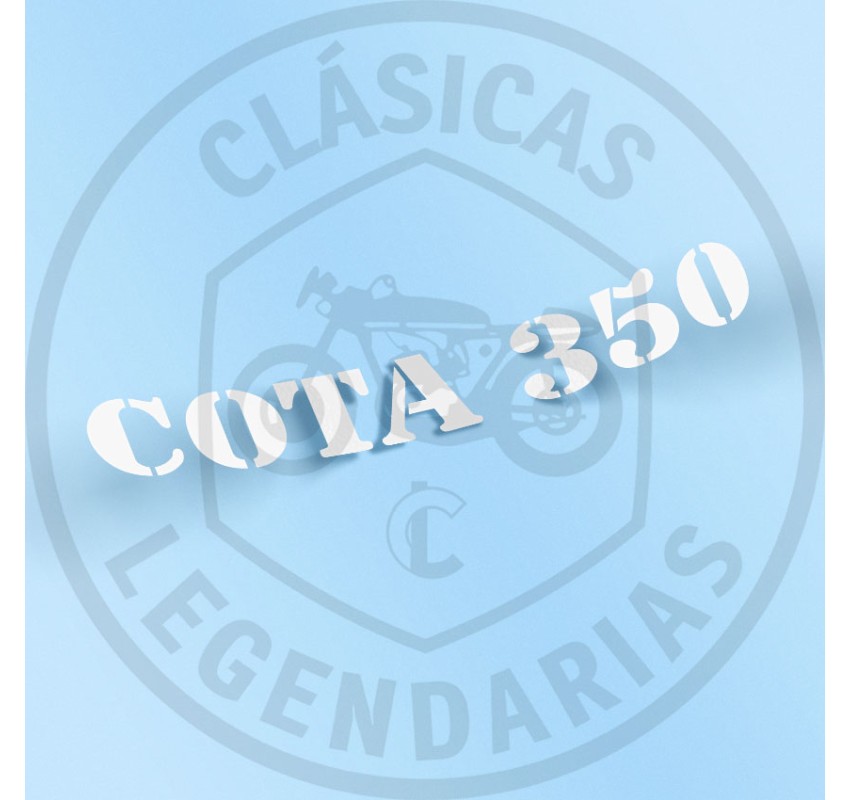 Montesa Cota 350 deposit adhesive anagram ref.512006102