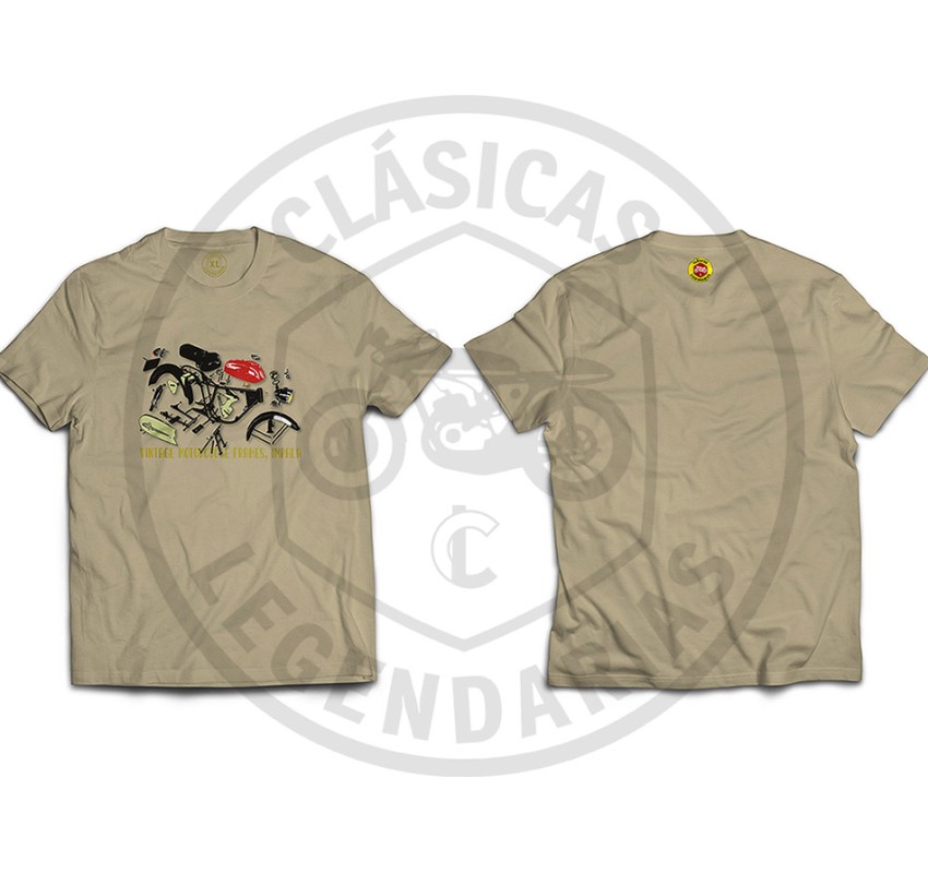 Camiseta despiece Montesa impala ref.r01190 arena