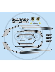 Complete anagram kit Metralla GTS Color Grey Ref.BU20320002