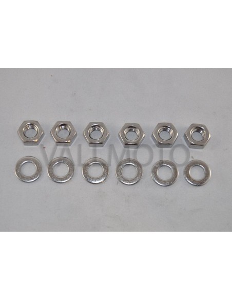 Kit tuercas culata Cota, Enduro y Cappra en acero Inoxidable Ref.026059