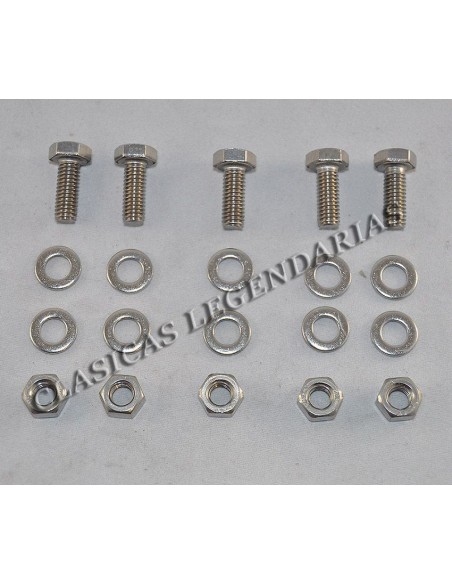 Kit tornillos Guardabarros trasero Impala acero Inoxidable ref.090061504