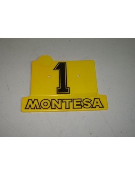 Placa portanúmeros plástico cota 25 Ref.1014