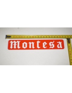 Anagrama montesa rojo y blanco Ref 1048