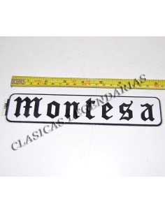 Anagrama Montesa blanco y negro Ref.1049