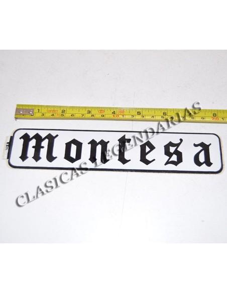 Anagrama Montesa blanco y negro Ref.1049