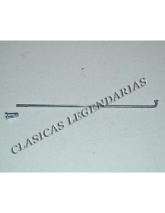 Radios Cota 25 rueda delantera cincados Ref.1050007