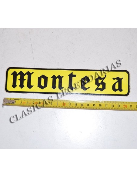 Anagrama Montesa Amarillo y negro ref.1051