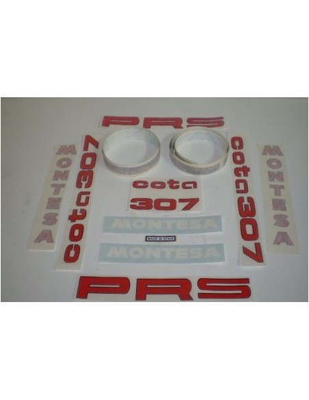 kit de anagramas adhesivos para moto Montesa Cota 307