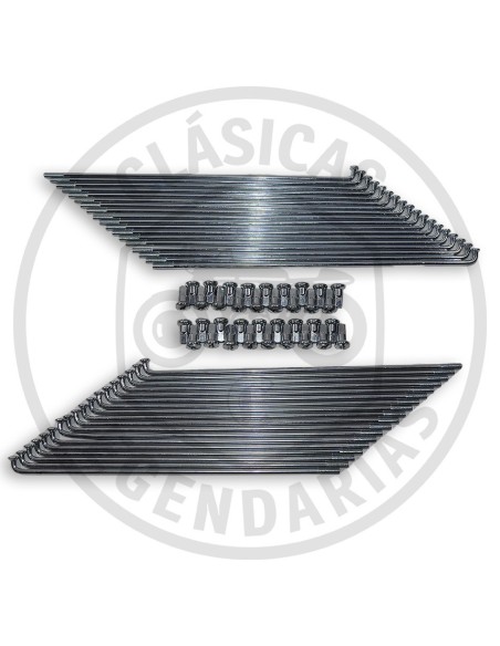 Radios rueda delantera Bultaco Alpina 250 ref 107040033