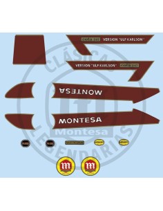 kit completo de anagramas adhesivos para Montesa Cota 247 Ulf Karlson
