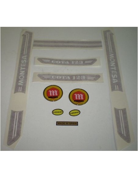Montesa motorcycle sticker for Cota 123