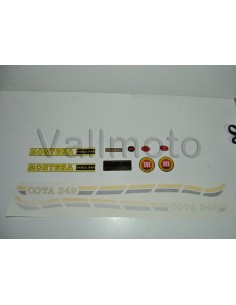 juego completo  de anagramas adhesivos Montesa Cota 349 primera serie