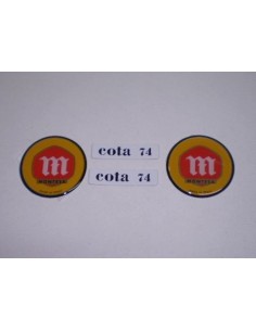 Juego anagramas adhesivos Montesa Cota 74 Primera serie