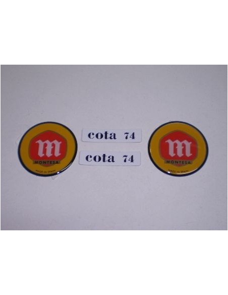 Kit anagrames adhesius Montesa Cota 74 Primera sèrie
