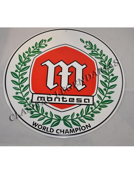 Placa decorativa conmemorativa laurel Montesa Brio 30cm Ref.1107
