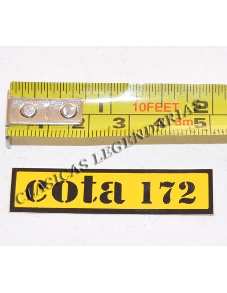 Anagrama Montesa Cota 172 amarillo Ref.1111