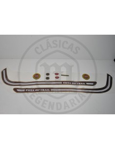 kit d'anagrames adhesius per Montesa Cota 247 trail de l'any 1976