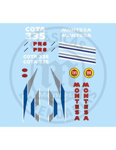Kit Anagrams stickers Montesa Cota 335, for a complete motorcycle