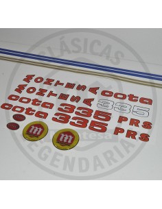 Montesa Cota 335 set of stickers excursion model 2