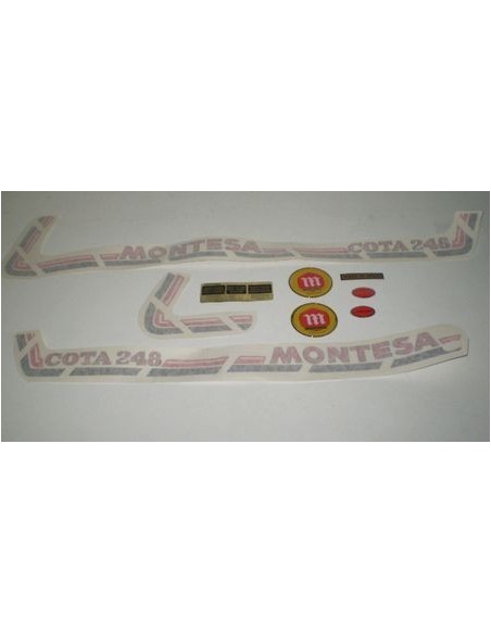 adhesive anagrams kit for Montesa Cota 242 motorcycle