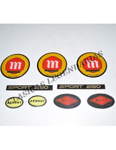 Complete kit of emblems and stickers Montesa Impala Sport 250 cc.