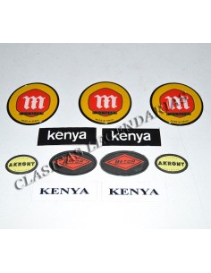 Kit completo de emblemas y adhesivos Montesa Impala Kenya