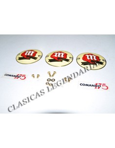 Kit complet d'emblemes i anagrames adhesius Montesa Impala Comando 2