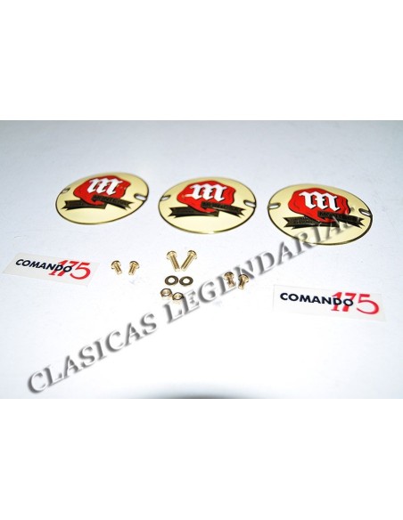 Kit complet d'emblemes i anagrames adhesius Montesa Impala Comando