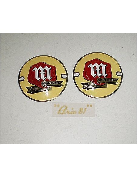 Juego de emblemas y anagramas completo para montesa Brio 81