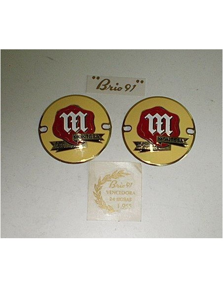 kit de anagramas y emblemas para Montesa Brio 91
