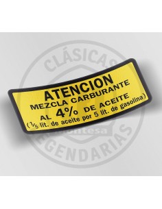 Montesa attention tank adhesive anagram Ref.1160