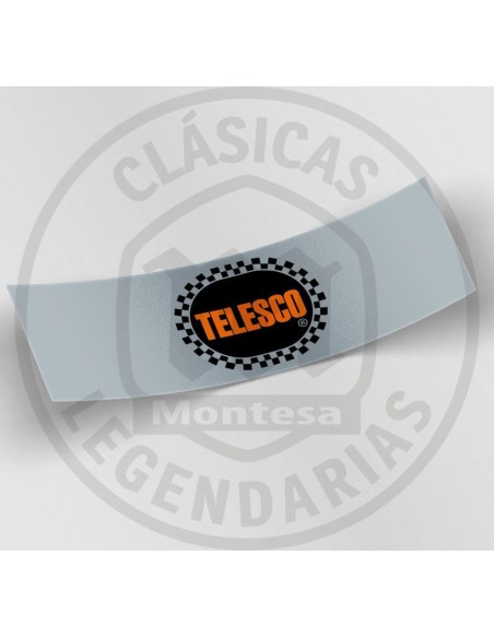 Anagrama amortidor Telesco rectangular efecte plata crom