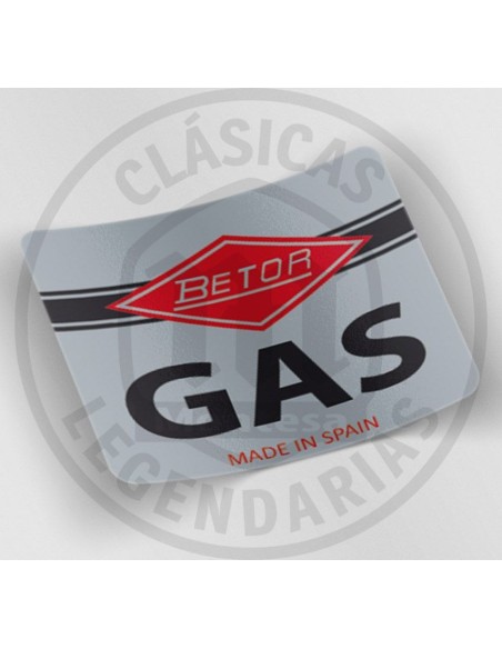 Pegatina adhesiva Betor GAS efecto Cromo