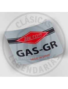 Adhesive sticker Betor GAS GR Chrome effect